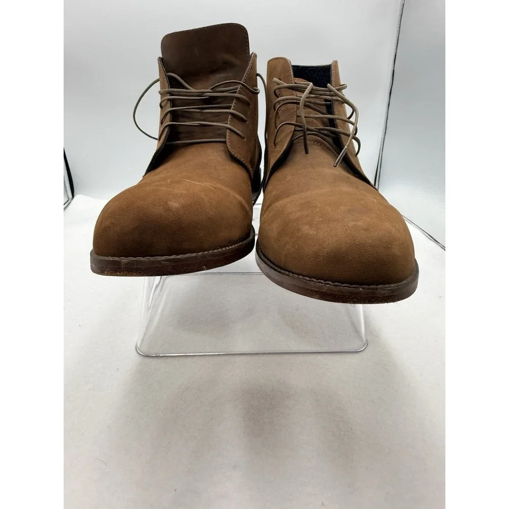 Nisolo‎ Everyday Chukka Boots Mens 10 Tobacco Leather Casual Business
